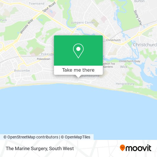 The Marine Surgery map