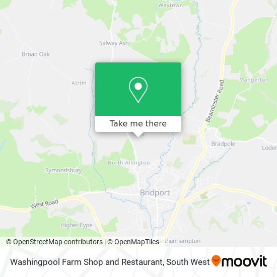 Washingpool Farm Shop and Restaurant map