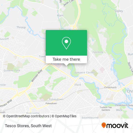 Tesco Stores map