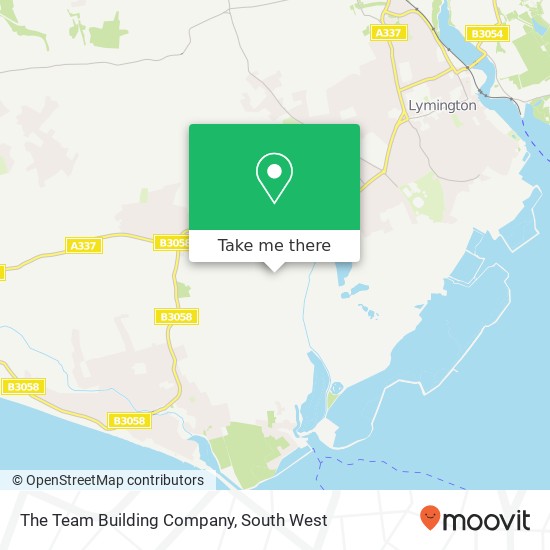 The Team Building Company map
