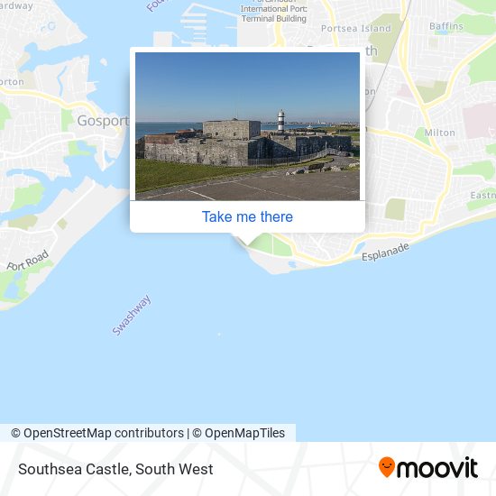 Southsea Castle map