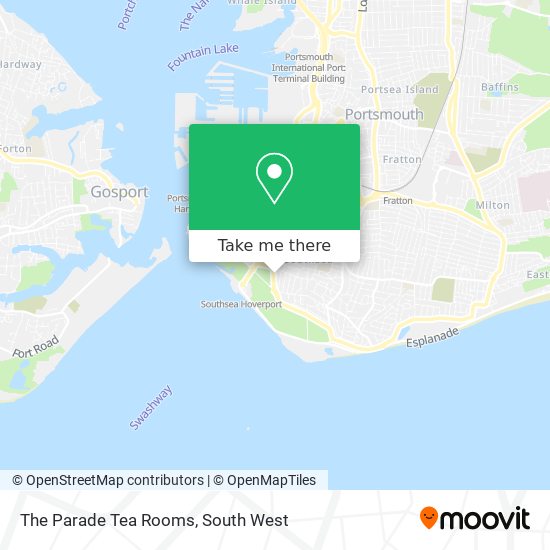 The Parade Tea Rooms map