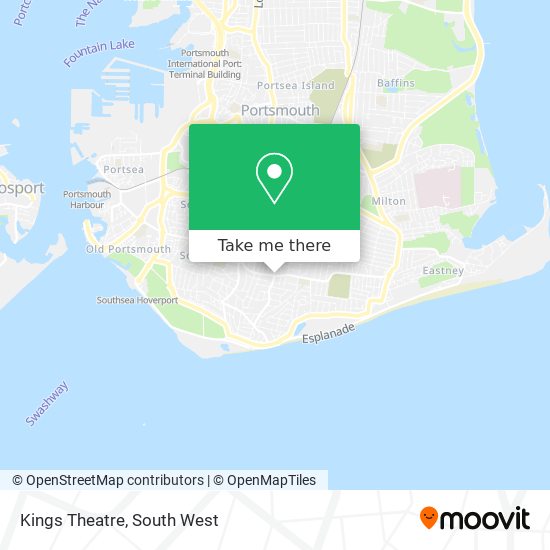 Kings Theatre map