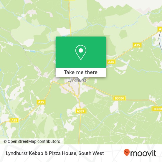 Lyndhurst Kebab & Pizza House map