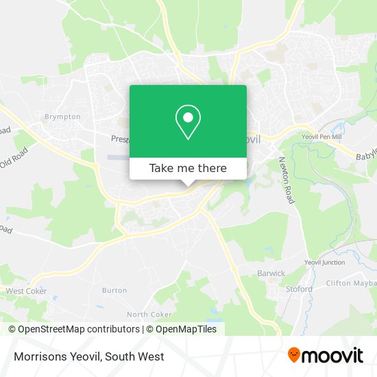 Morrisons Yeovil map