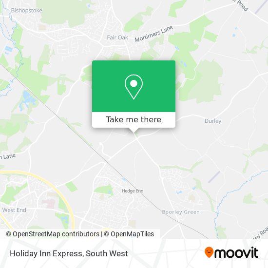 Holiday Inn Express map