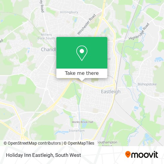 Holiday Inn Eastleigh map