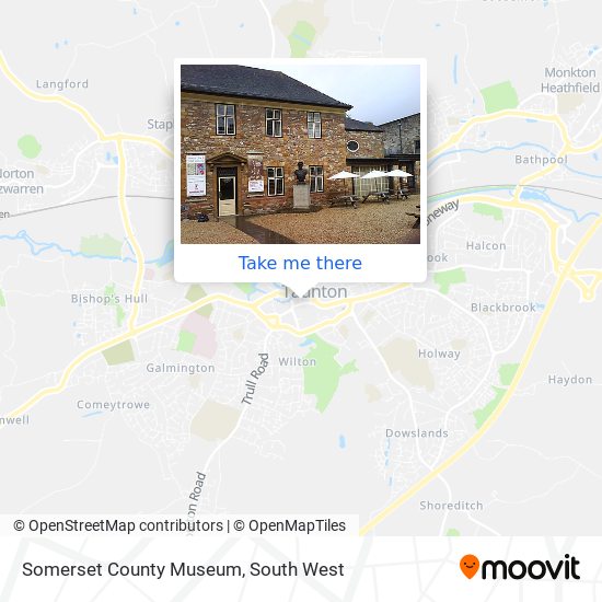 Somerset County Museum map