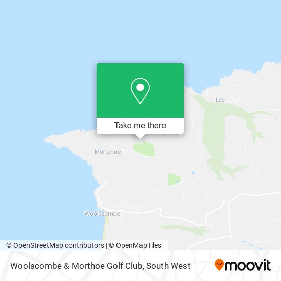 Woolacombe & Morthoe Golf Club map