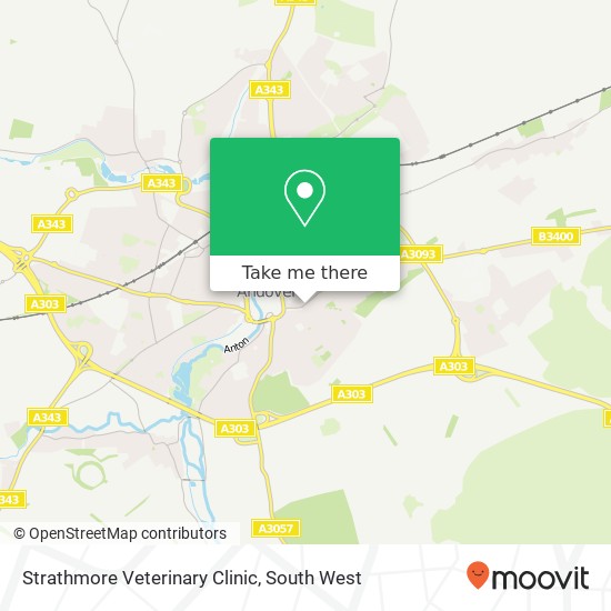 Strathmore Veterinary Clinic map