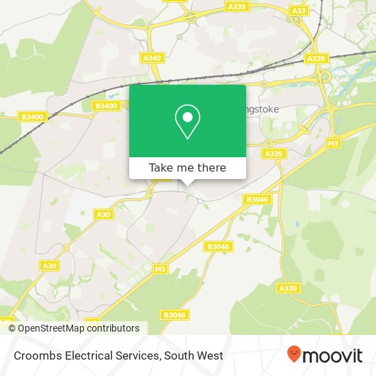Croombs Electrical Services map