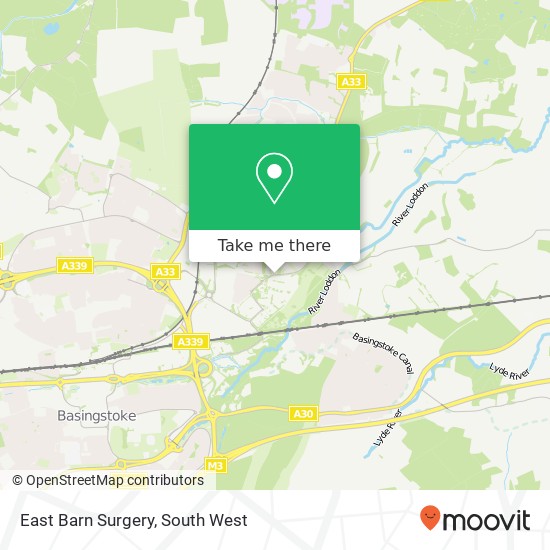 East Barn Surgery map
