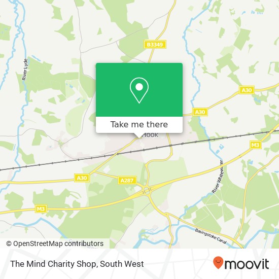 The Mind Charity Shop map