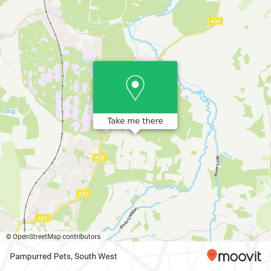 Pampurred Pets map