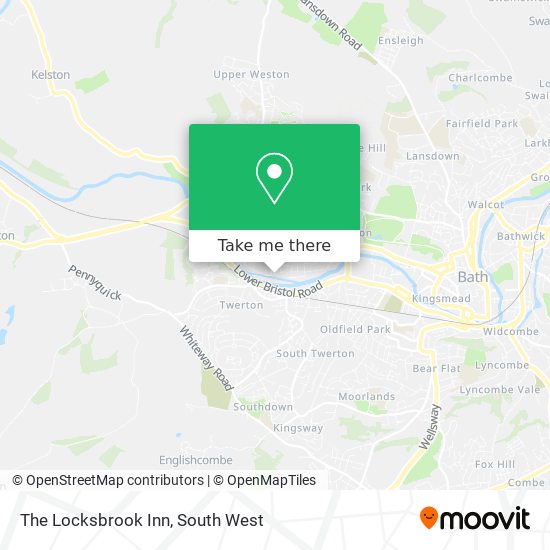 The Locksbrook Inn map