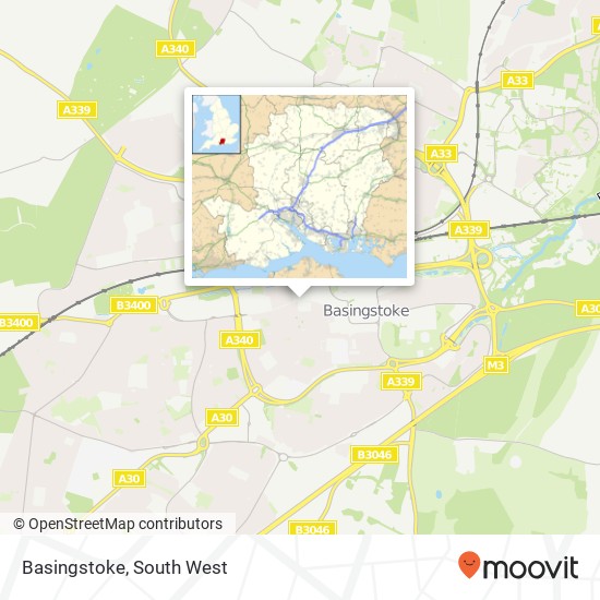 Basingstoke map