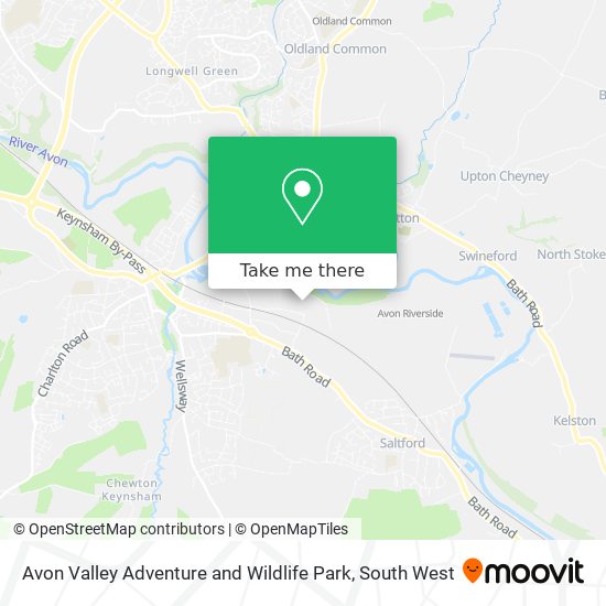 Avon Valley Adventure and Wildlife Park map
