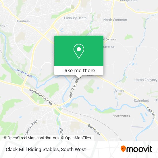 Clack Mill Riding Stables map