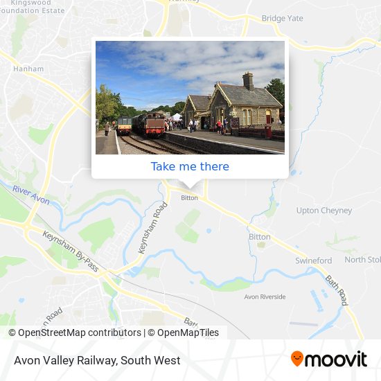Avon Valley Railway map