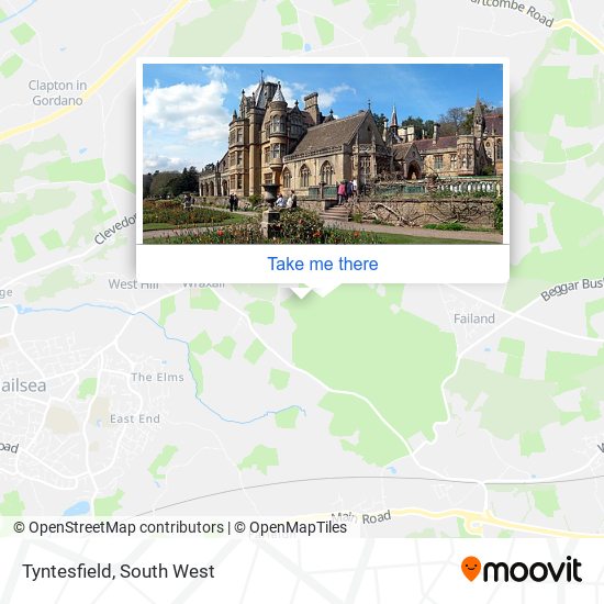 Tyntesfield map