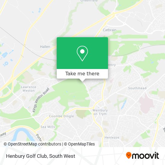 Henbury Golf Club map