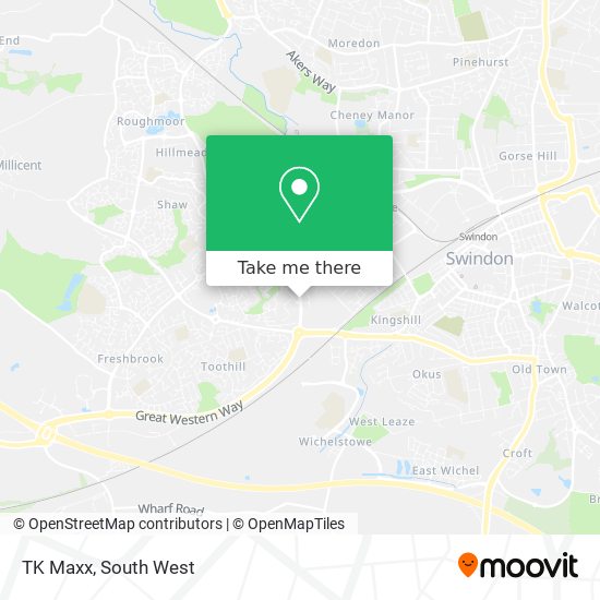 TK Maxx map