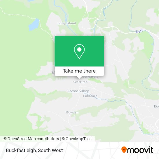 Buckfastleigh map