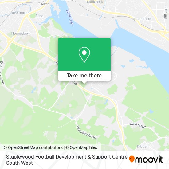 Staplewood Football Development & Support Centre map