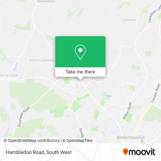 Hambledon Road map