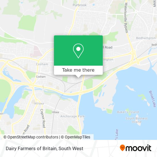 Dairy Farmers of Britain map