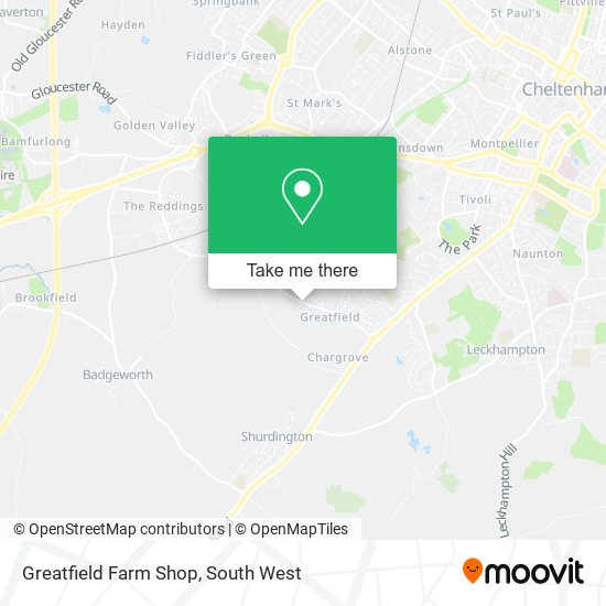 Greatfield Farm Shop map