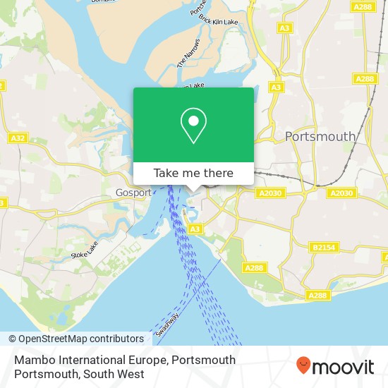 Mambo International Europe, Portsmouth Portsmouth map