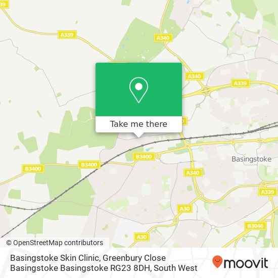 Basingstoke Skin Clinic, Greenbury Close Basingstoke Basingstoke RG23 8DH map