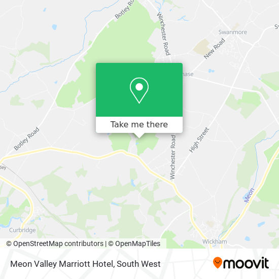 Meon Valley Marriott Hotel map