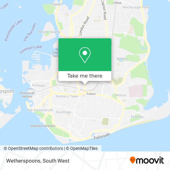Wetherspoons map