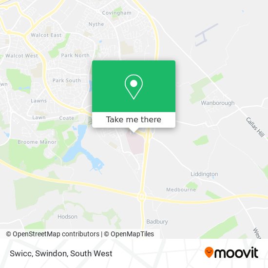 Swicc, Swindon map