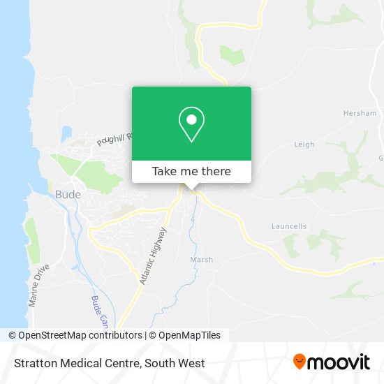 Stratton Medical Centre map