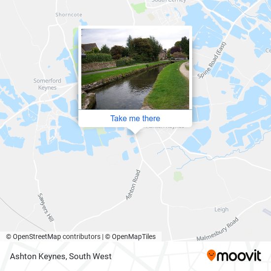 Ashton Keynes map