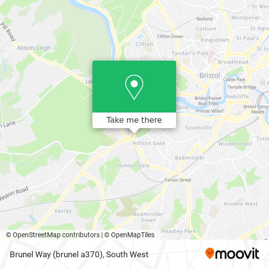Brunel Way (brunel a370) map