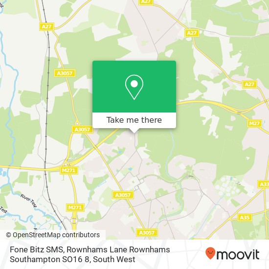 Fone Bitz SMS, Rownhams Lane Rownhams Southampton SO16 8 map