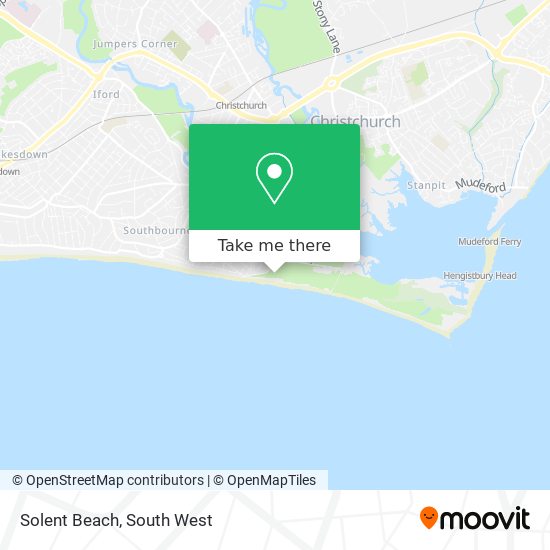 Solent Beach map