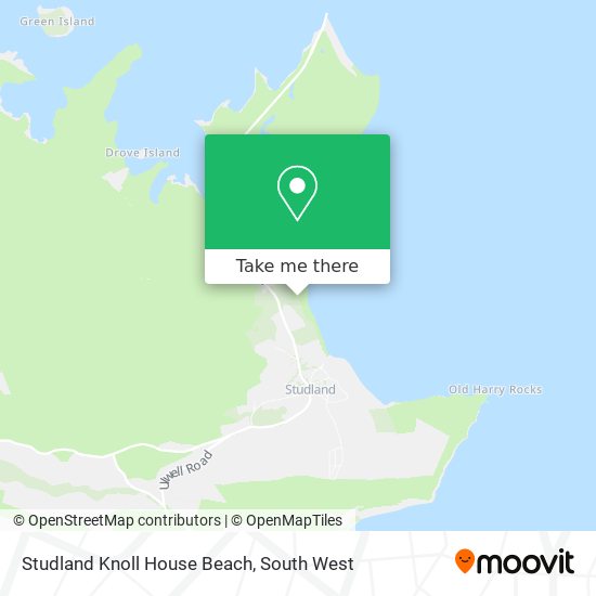 Studland Knoll House Beach map