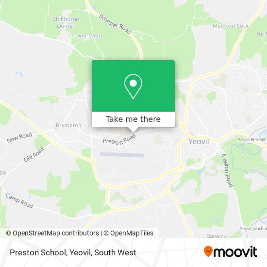 Preston School, Yeovil map