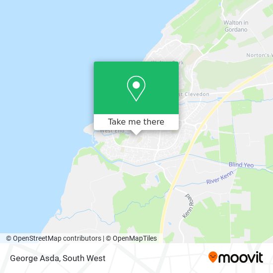 George Asda map