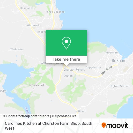 Carolines Kitchen at Churston Farm Shop map