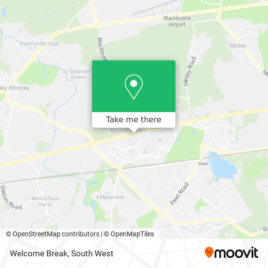 Welcome Break map