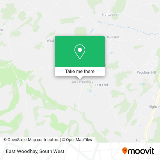 East Woodhay map