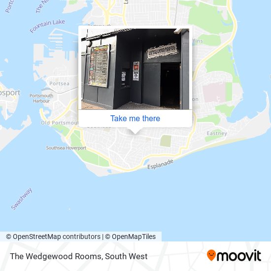 The Wedgewood Rooms map