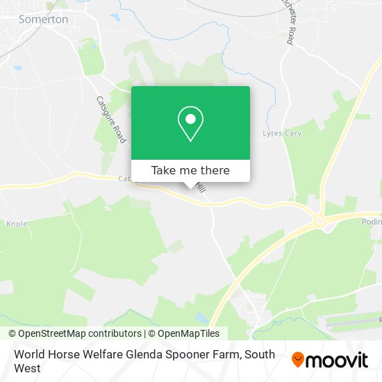 World Horse Welfare Glenda Spooner Farm map