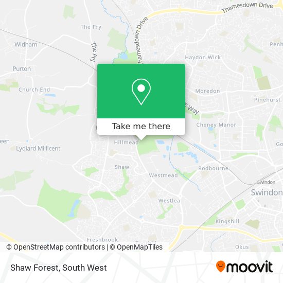 Shaw Forest map